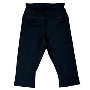 SPANX Black Body Shaping Tummy Control Stretchy Cropped Leggings Small